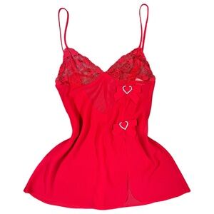 Frederick's of Hollywood Scarlet Lace Chemise